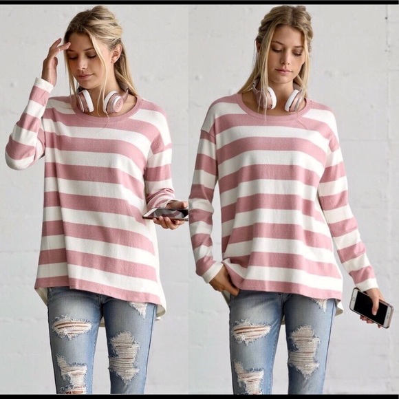 🏆HOST PICK🏆☀️NEW☀️Striped Light Sweater - Picture 3 of 4